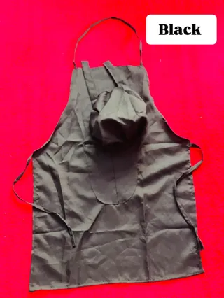 Plain Apron with cap