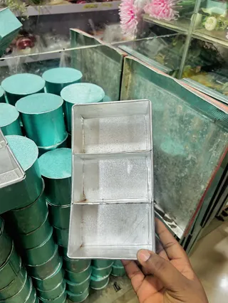 Galvanized steel loaf pans set
