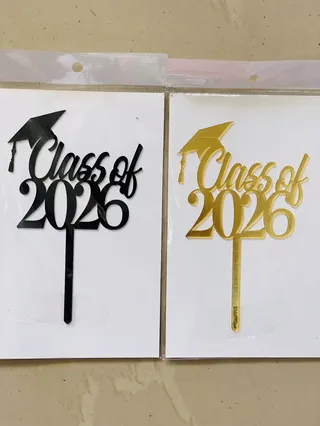 Graduation acrylic topper