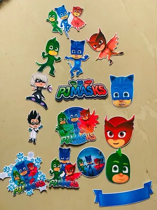 Carton character toppers (boy theme?