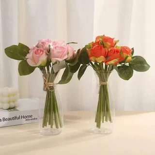 Transparent flower vase