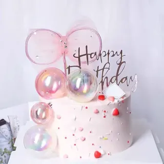 Bubble faux balls