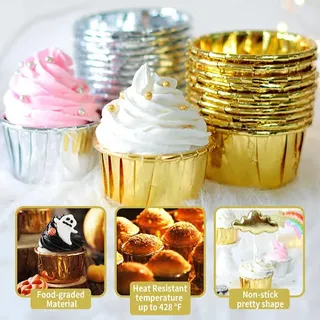 Foil Cupcake cups