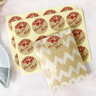 Hand made/thank you stickers