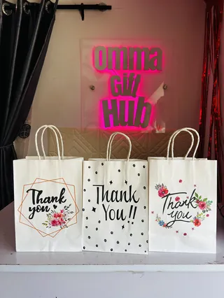 Thank you craft gift bag