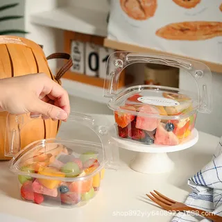 Fancy dessert pack with handle