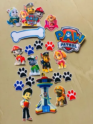 Carton character toppers (boy theme?
