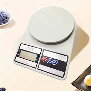 Yellow plastic digital 5kg scale