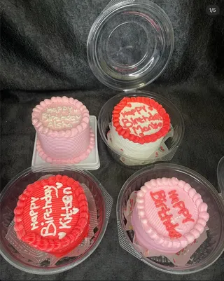Round Bento/dessert pack