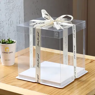 Pvc square transparent box