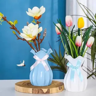 Bow flower vase