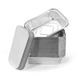 Foil plates with paper cover