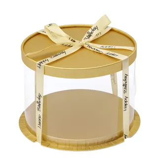 PVC Round transparent box