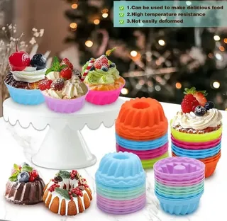Silicone pumpkin baking mold