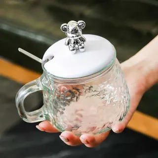 Iceberg mug with spoon
