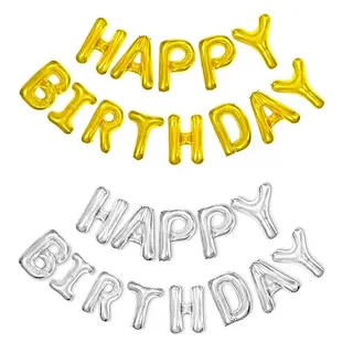 Happy birthday foil balloon