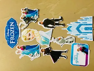Carton character toppers (girl theme)