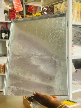 Galvanized stainless steel oven baking tray 13/18"