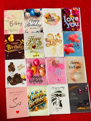 Big happy birthday card