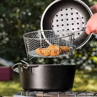 Deep frying basket