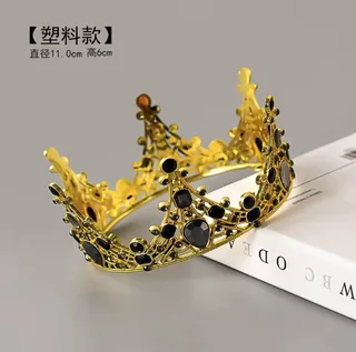 Black crystal large Crown