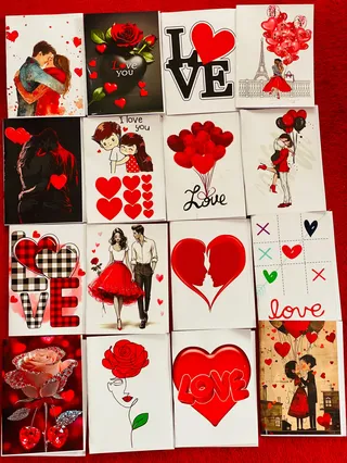 Love theme card