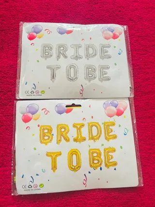 Bride to be foil balloon