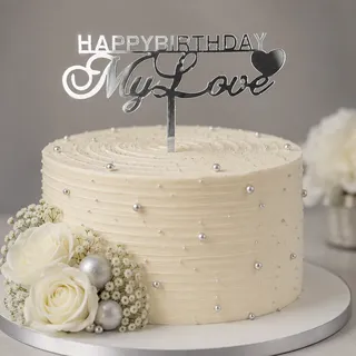 Happy birthday my love topper