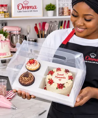 Gabble bento/2cupcake box