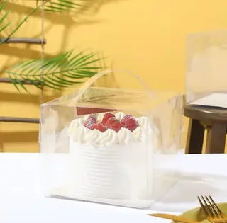 Transparent square box